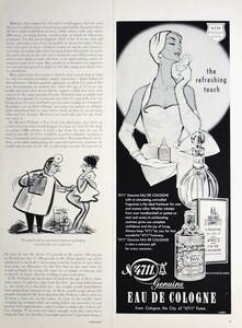 稀少！1959年4711 ポーチュガル広告/オーデコロン/フレグランス/香水/アート/Eau de Cologne/26