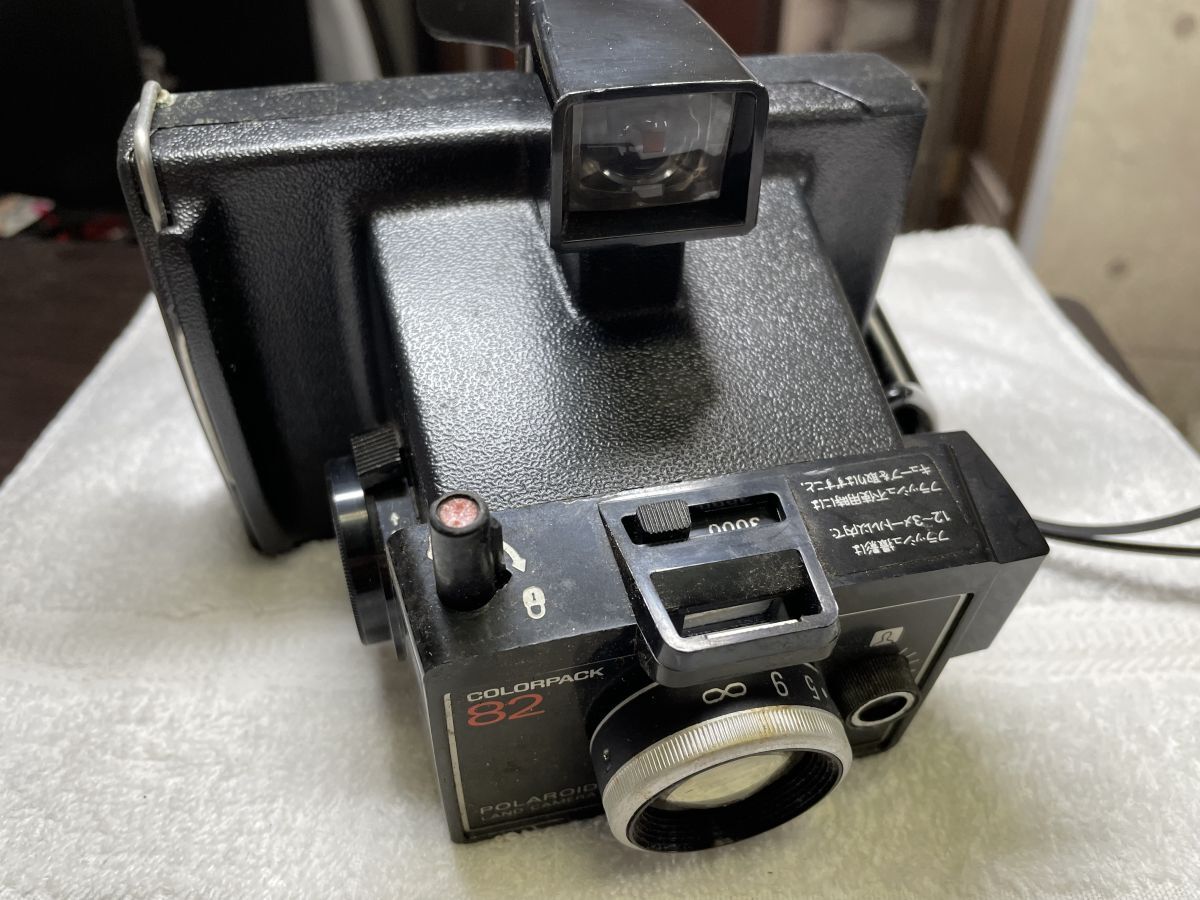 ●Polaroid CP-82型 ランドカメラ(ストロボ付き)昭和49年 #ポラロイド#当時物 中古品 ●Polaroid CP-82型 ランドカメラ(ストロボ付き)昭和49年 #ポラロイド#当時物 中古品
