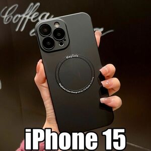 iPhone 15 マグネット ケース MagSafe ワイヤレス充電対応 衝撃吸収 耐衝撃性 カバー 薄型 軽い アイフォン