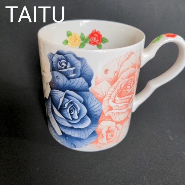 TAITU　romantica マグカップ　エミリオベルガミン　薔薇　大容量
