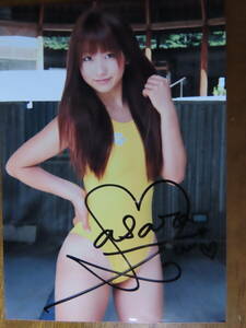  digital publish DVD privilege![. root . orchid .. swimsuit autographed life photograph L size ] beautiful goods!