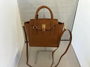 [Samantha Vega]sa man savega3WAY bag ( hand & shoulder & rucksack ) Brown leather SY02-FJQ