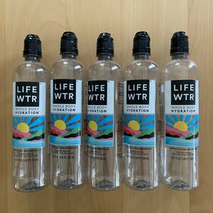 日本未発売 未使用 Life wtr ライフウォーター 700mL 5本セット 空ボトル ①