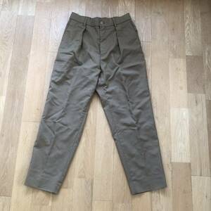 MARKAWAREma-ka wear pants FRONT PLEATS PEGTOP ORGANIC WOOL TROPICAL A18A-05PT01C size1