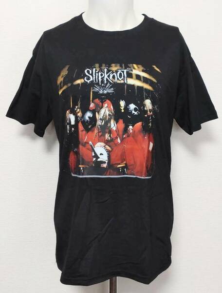 送料無料　【Lサイズ】スリップノット　SLIPKNOT　Tシャツ　ロックバンド　半袖　ファースト　ファンスマ