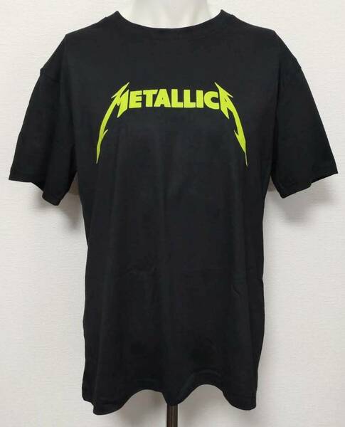 送料無料　【Lサイズ】メタリカ　METALLICA　Tシャツ　ロックバンド　半袖　ロゴ　ファンスマ