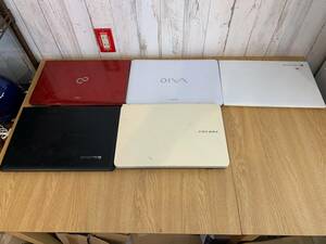 [ junk ] laptop no- Paso PC set sale mountain bundle Fujitsu Sony Toshiba 5 pcs 