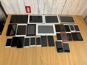 【ジャンク品】スマホ スマートフォン タブレット iPad iPhone アンドロイド まとめ売り セット販売 山 31台