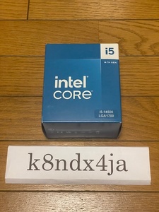 未開封 新品 Intel Core i5 14500 BOX 14C/20T 2.6GHz LGA1700 第13世代CPU BX8071514500