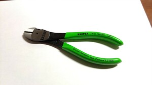 KNIPEX クニペックス 強力斜型ニッパー フラッシュグリーン 2023年限定モデル Limited color 7401-160S01 160mm