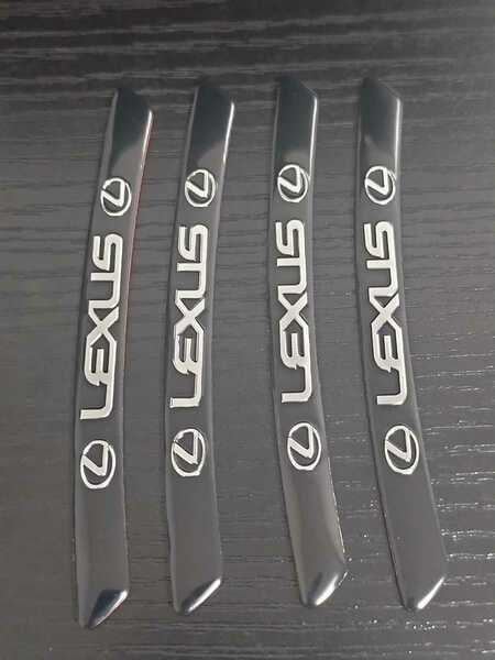 ネコポス送料無料 高品質版 LEXUS 黒 ホイール リム 90mm 4枚セット エンブレム ステッカー LS LX LC GS ES IS RX RC NX UX CTレクサス