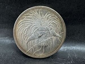 6033［古銭銀貨］銀貨保証 1894年 ドイツ領 ニューギニア極楽鳥５マルク銀貨 ドイツ銀貨　約27.79g　約38.05mm　比重約10.28