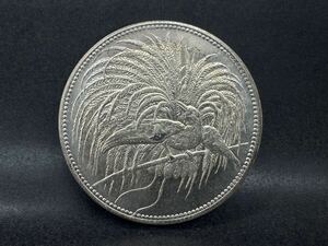 6114［古銭銀貨］銀貨保証 1894年 ドイツ領 ニューギニア極楽鳥５マルク銀貨 ドイツ銀貨　約27.72g　約38.08mm　比重約10.2
