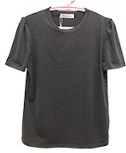 T003 【ダークグレー】高品質 半袖Tシャツ レティース Tシャツ トッフス 組み合わせやすい 女性Tシャツ シャツ 半袖 無地 シンプル
