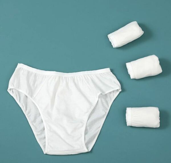 使い捨てパンツ 棉100% 旅行用品 便利グッズ 女性用パンツ 8枚入