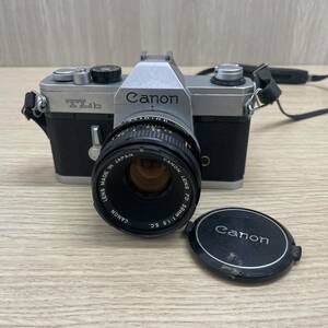 [S5-43]【ジャンク品】Canon キャノン TLb レンズ付 FD 50mm 1:1.8 S.C. 一眼レフカメラ フィルムカメラ マニュアルフォーカス