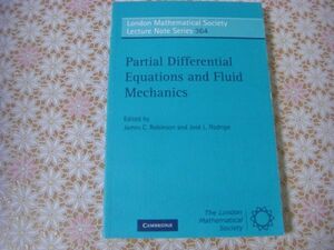  mathematics foreign book Partial differential equations and fluid mechanics edited by James C. Robinson. the smallest minute person degree type . fluid dynamics J72