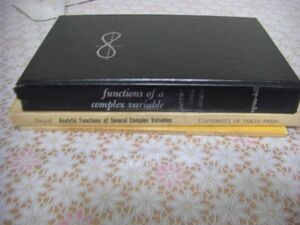 数学洋書 複素解析 3冊 Complex variables、Functions of a Complex variables、他 J32