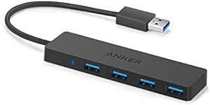 Anker USB3.0 ウルトラスリム 4ポートハブ USB3.0高速ハブ 軽量・コンパク