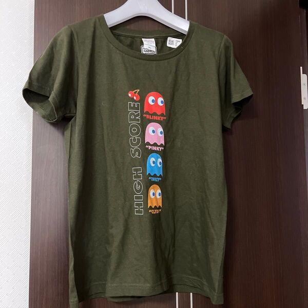 パックマン Tシャツ WL オリーブ 半袖Tシャツ