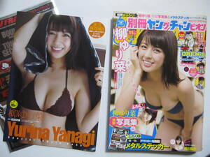 別冊ヤングチャンピオン 2015・11　柳ゆり菜　★ステッカー＆写真集付き