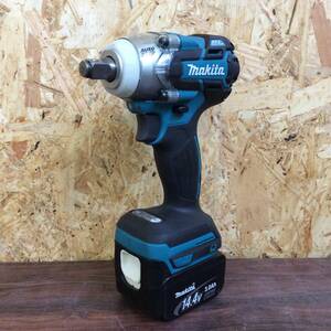 【WH-0943】中古美品 makita マキタ 14.4V 充電式インパクトレンチ TW284D 本体+純正バッテリー