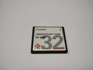 32MB　メガバイト　Canon　CFカード　フォーマット済み　メモリーカード　コンパクトフラッシュカード