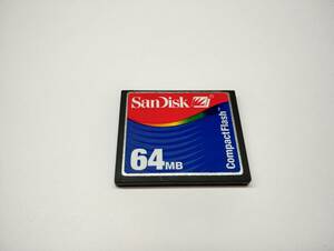 64MB　メガバイト　SanDisk　CFカード　フォーマット済み　メモリーカード　コンパクトフラッシュカード