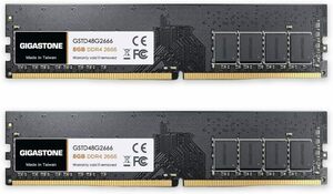 Gigastone デスクトップPC用メモリ DDR4 8GBx2枚 (16GB) DDR4-2666MHz PC4-21300 