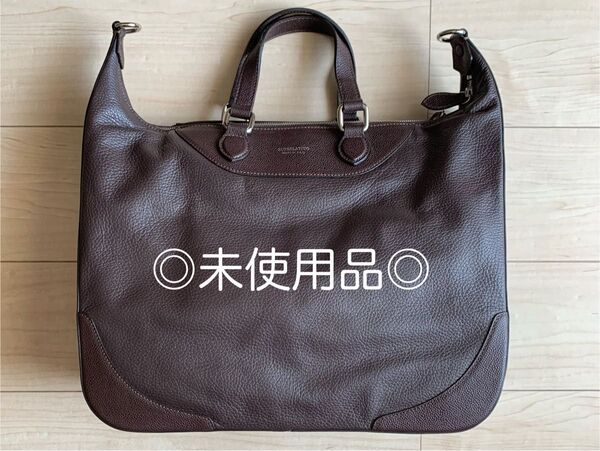 ◎新品未使用◎ Superlativo(スペラティーボ)牛革 ビジネスバッグ ショルダーバッグ 茶色 ブラウン