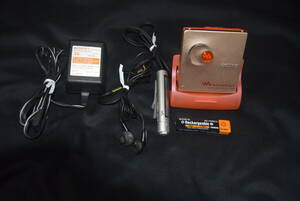 SONY ソニー MZ-E707 オレンジ ポータブルMDプレーヤー MDLP対応 （MD再生専用機/MDウォークマン） (19)