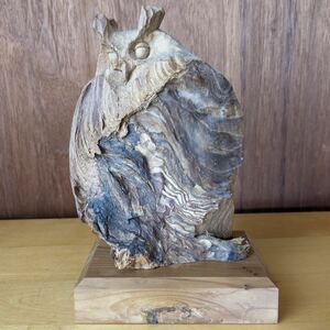  sculpture house ... full tree carving owl a dog sculpture free shipping 