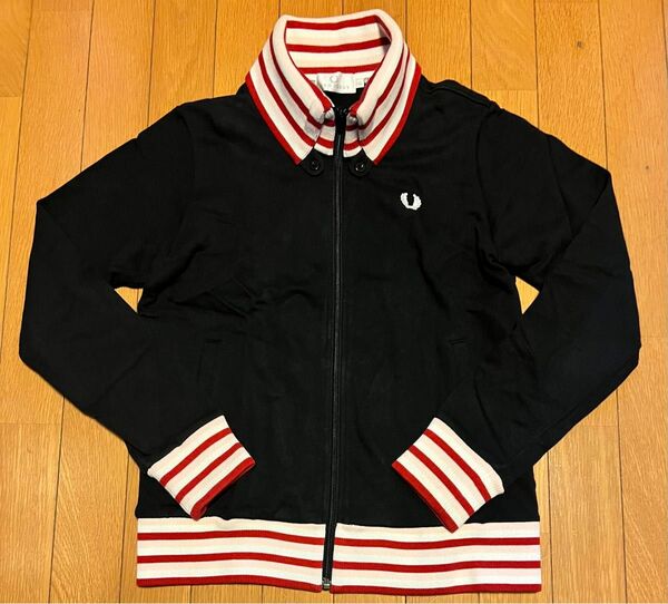 フレッドペリー FRED PERRY リブカラー スウェットトラックジャケットF