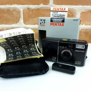 6450　ジャンク扱い PENTAX ペンタックス ESPIO mini コンパクトフィルムカメラ 75周年モデル 黒