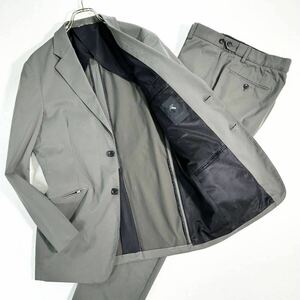 X691[2XL| for summer |...]DESCENTE| Descente suit setup stretch mesh lining washer bru Easy pants 