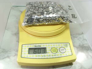 使用済み　腕時計用　酸化銀電池　SRボタン電池約600ｇ（袋3ｇ）　ジャンク品　シルバー　精錬　A-3
