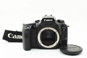 完動良品 Canon EOS 7 Body AF SLR Film Camera ボディ AF一眼レフ フィルムカメラ / キヤノン EOS7 EF Mount ストラップ付 ※1 #9967