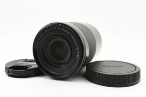 完動良品 Canon Zoom Lens EF-M 55-200mm F4.5-6.3 IS STM 手ブレ補正 望遠 ズームレンズ / キヤノン EF-M ミラーレス用 交換レンズ #9976