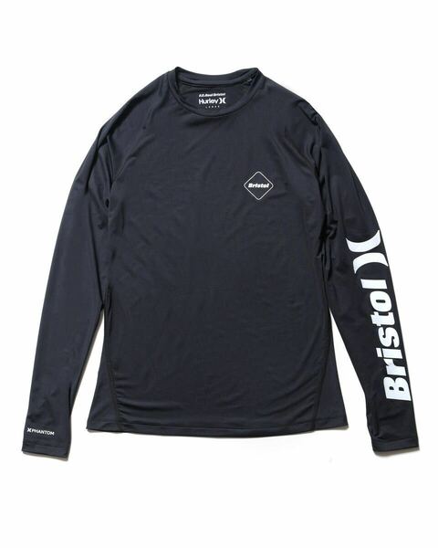 L 新品 送料無料 FCRB 24SS Hurley TEAM RASH GUARD BLACK SOPH SOPHNET F.C.R.B. ブリストル BRISTOL F.C.Real Bristol ラッシュ ガード