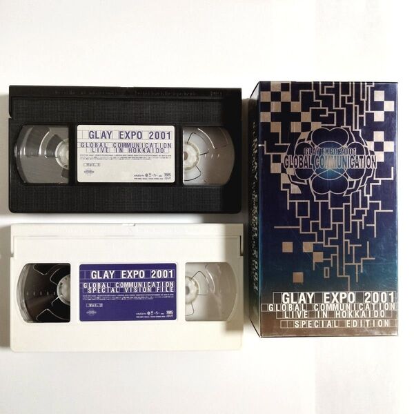 GLAY EXPO 2001 北海道 石狩 ライブビデオ VIDEO VHS 2本入り