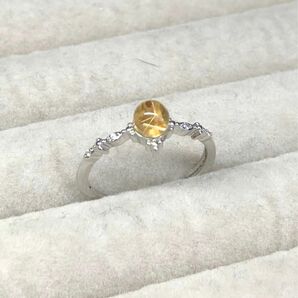 ルチル　クォーツ　真鍮　リング　ブレスレット　天然石　パワーストーン　指輪　①
