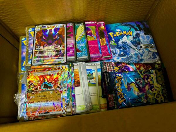 D 即決 送料無料 ポケモンカード 未開封BOX シュリンク付き 未開封パック SAR SR ACE 等 大量 約800枚 まとめ売り