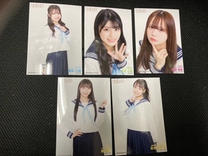 （新品）ランダム生写真5枚セット 2024.March（坂田心咲、板垣心和、和田海佑、泉綾乃、松本海日菜）匿名配送、送料出品者負担