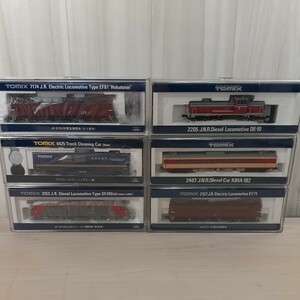 yu240510 TOMIX railroad model 6 piece summarize set diesel locomotive electric locomotive EF81 shape electric locomotive etc. 