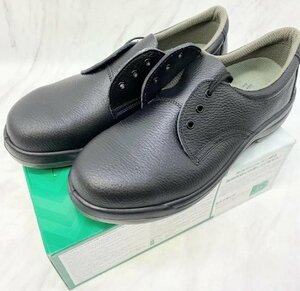 開封済・未使用品 ミドリ安全 安全靴 JIS規格 短靴 CJ010 ブラック 27.0cm 3E ワイド樹脂 革製