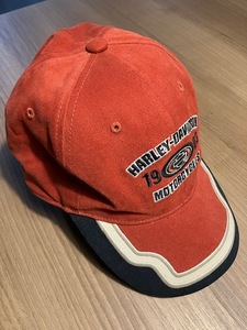 希少 メーカー純正Harley Davidsonハーレーダビッドソン帽子 野球帽 、ほぼ未使用、希少、最高級刺繍仕上げ、M