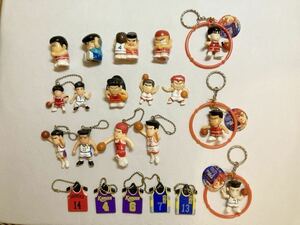 [ set sale 20 piece!] Slam Dunk key holder 1995 year made Bandai figure Gacha Gacha (THE FIRST SLAM DUNK)