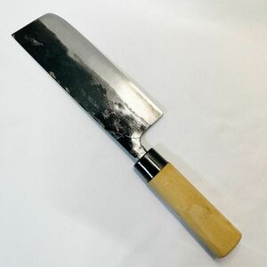 薄刃包丁　関孫六　銀寿　手打ち鋼　和包丁　包丁　全長30.0cm、刃渡り16.0cm 中古品(管理306)