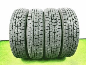 ダンロップ WINTER MAXX WM02 155/65R14 75Q★8分山 2019年製 4本 スタッドレス 【宮城発 送料無料】MYG-B11506