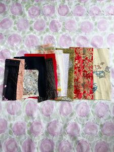  is gire cloth silk cotton peace pattern kimono remake wood grain included patchwork . type . hand dyeing doll hand made 